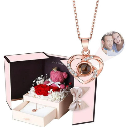 Eternal Love Projection Heart Necklace