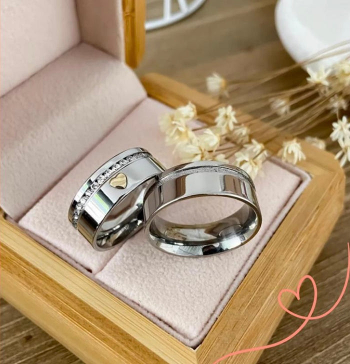 Forever Love Couple Ring Set
